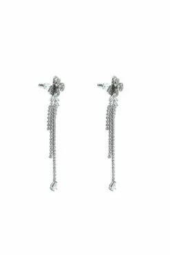 Katia Silver Flower Drop Earrings -Alamour The Label Shop 119 5eb7e7cf 541e 4e33 87ae 534f33d95ed4