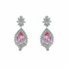 Clementine Embellished Pink Gem Earrings -Alamour The Label Shop 124 0c833ff5 076f 492c aa0a bfa520cc54c9