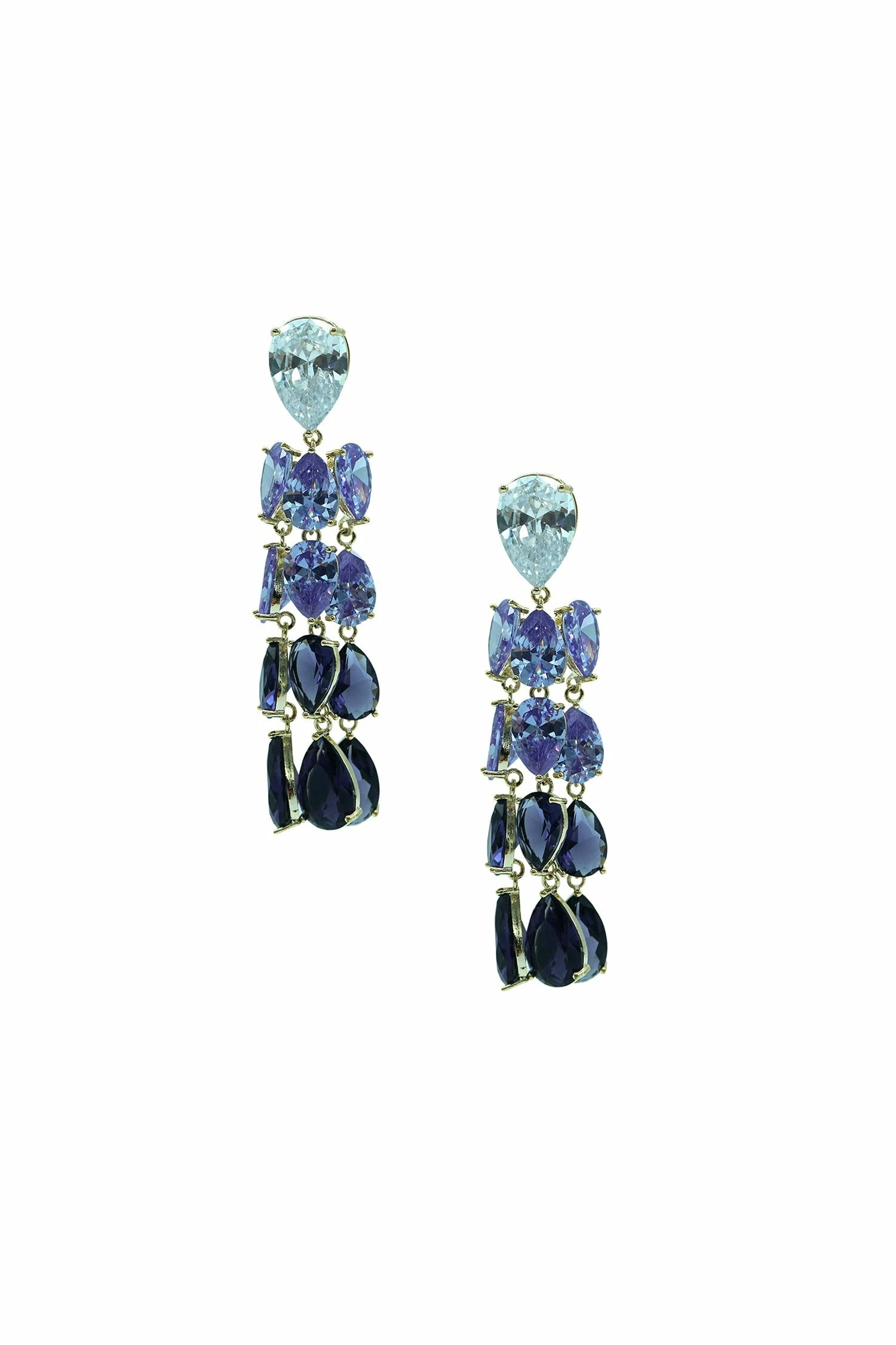 Celia Purple Duo Drop Earrings 5 Celia Purple Duo Drop Earrings - Image 3