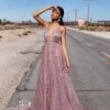 Electra Glitter Gown - Rose Gold -Alamour The Label Shop 25 75cc4cb7 08e7 4c32 a1d3 d6a0f5ca96eb
