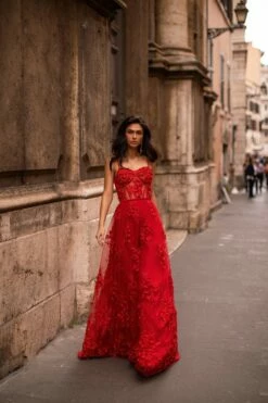 Clarina - Red -Alamour The Label Shop 316