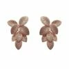 Galina Rose Gold Embellished Earrings