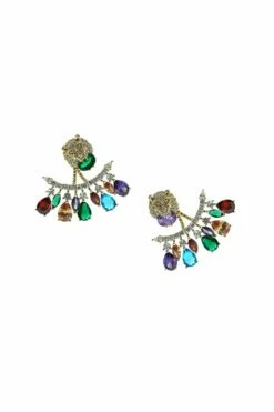 Maeve Multicoloured Lion Statement Earrings 7 Maeve Multicoloured Lion Statement Earrings -Alamour The Label Shop 38 93fd7288 bbf7 44dc a195 fd3ea44b2645