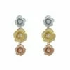 Perla Floral Trio Earrings 2 Perla Floral Trio Earrings -Alamour The Label Shop 405