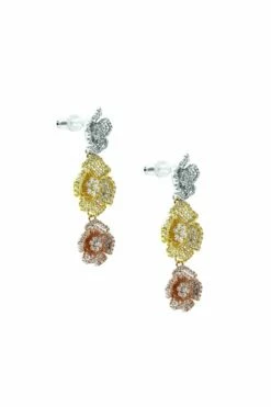 Perla Floral Trio Earrings 7 Perla Floral Trio Earrings -Alamour The Label Shop 406