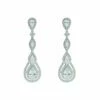 Manon Silver Teardrop Earrings -Alamour The Label Shop 476