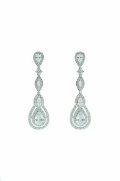 Manon Silver Teardrop Earrings