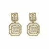 Gisele Gold Diamante Earrings 1 Gisele Gold Diamante Earrings -Alamour The Label Shop 517