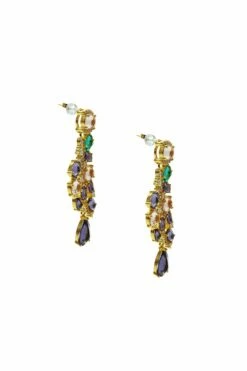 Marcelle Gold Embellished Statement Earrings 7 Marcelle Gold Embellished Statement Earrings -Alamour The Label Shop 54 c1d44087 8258 4292 b984 0e3e5ed05241