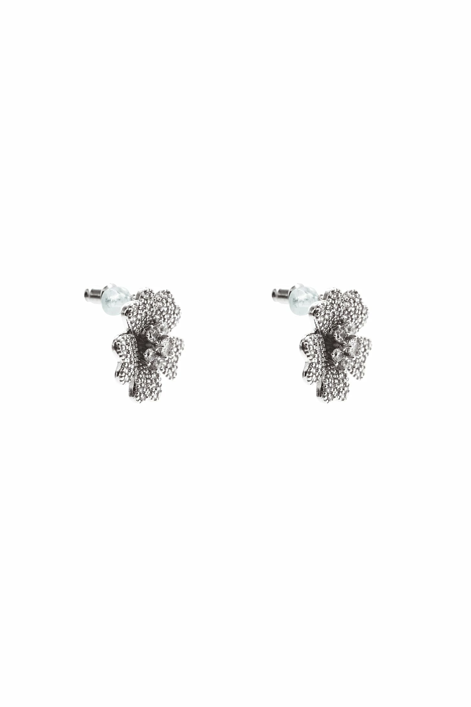 Angele Silver Flower Studs 5 Angele Silver Flower Studs - Image 3