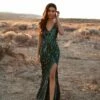 Danica Sequin Gown - Emerald 2 Danica Sequin Gown - Emerald -Alamour The Label Shop 9 28b2a62a 736f 4ec6 a379 6a7177081228