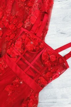 Mariella - Red 11 Mariella - Red -Alamour The Label Shop FLATLAY6