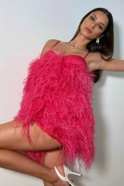 Kaila Dress - Hot Pink 17 Kaila Dress - Hot Pink -Alamour The Label Shop bruna