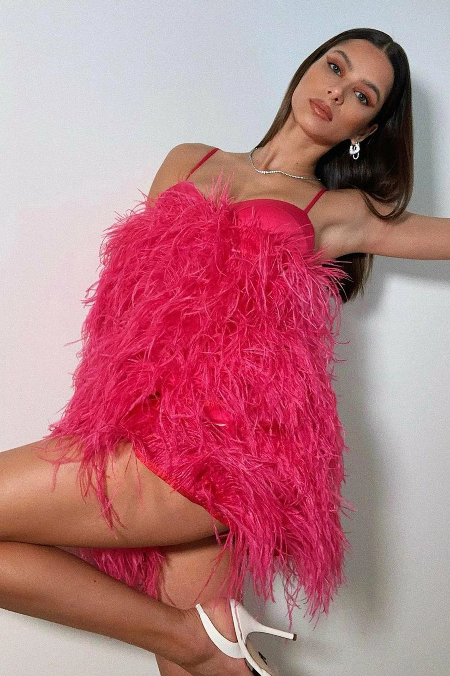 Kaila Dress - Hot Pink 5 Kaila Dress - Hot Pink - Image 3